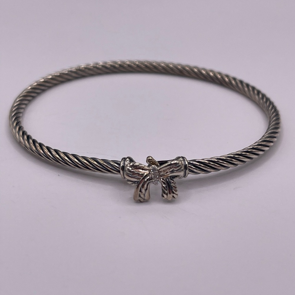 David Yurman Chatelaine Bow Bracelet with Sterling Silver - Picture 4 of 8